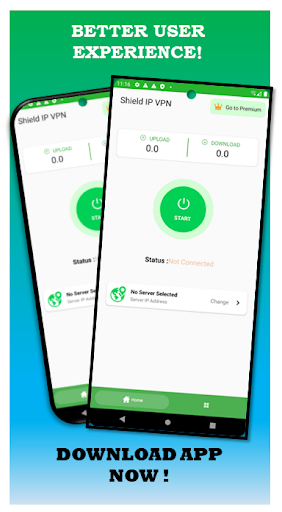 Android application Shield IP VPN screenshort