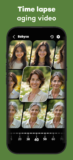 Screenshot of AI Baby Face Generator: BabyS