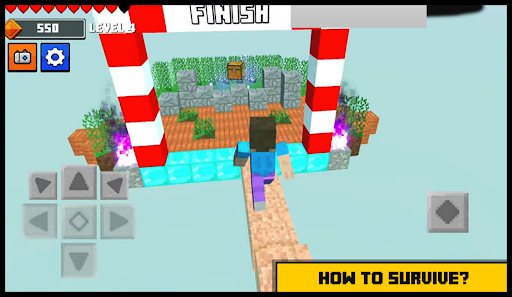 3D Guide Blocky Craft Parkour Screen 2
