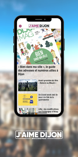 Android application J'Aime Dijon screenshort