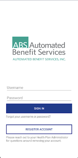 Android application Automated Benefit Services screenshort