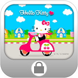 Hello Kitty Scooter ScreenLock icon
