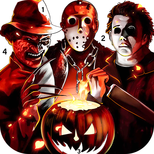 Halloween Color by number Download on Windows