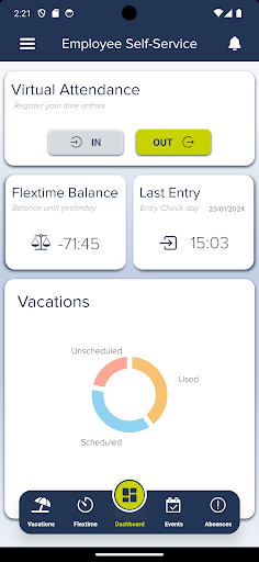 Android application Essential Employee screenshort