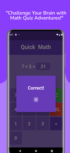 Quick Math Screen 2