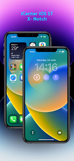 Android application iCenter iOS 17: X-Notch screenshort