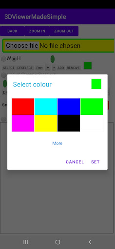 3D Viewer and Creator Screen 3
