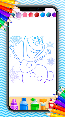 Frozen : Elsa Coloring Gameのおすすめ画像1