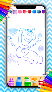 Frozen : Elsa Coloring Game