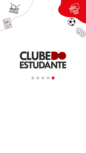 Android application Clube do Estudante screenshort