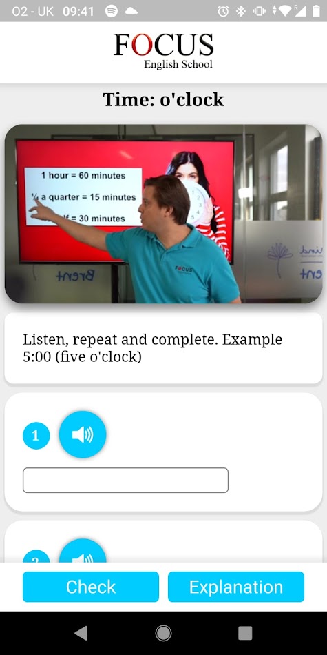 #3. Focus English App (Android) Podle: Focus English School