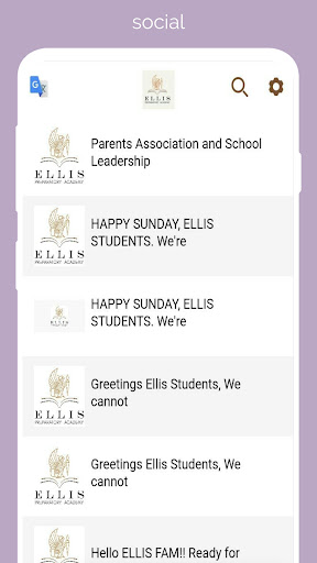 Android application ELLIS Preparatory Academy screenshort