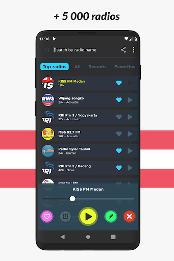 Indonesia FM Radio Online Screenshot 4 - AppWisp.com