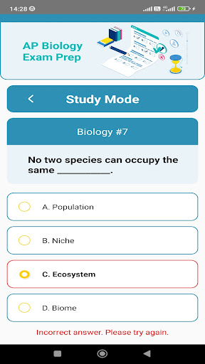 AP Biology Exam Prep Screen 3