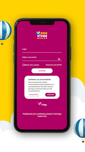 Android application Sou Vivaz screenshort