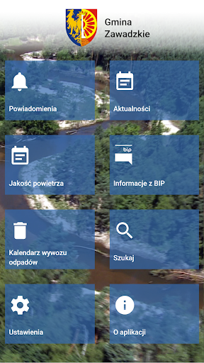 Android application Gmina Zawadzkie screenshort