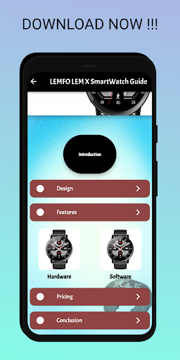 LEMFO LEM X SmartWatch Guide