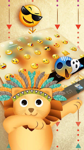 Cuteness Lion Chief Keyboard T Screen 2
