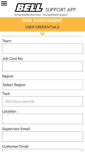 Bell Support App Screen 2
