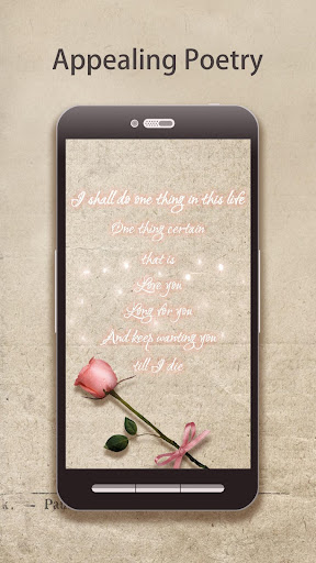 Rose And Poetry Live Wallpaper Screen 3