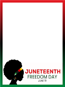 Juneteenth Greeting And Frame