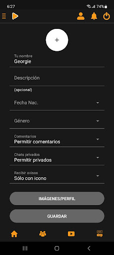 Android application SocialHub - Chat Dating screenshort