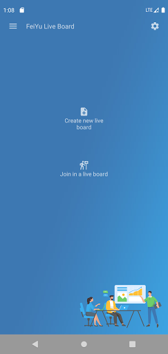 Android application FeiYu LiveBoard screenshort