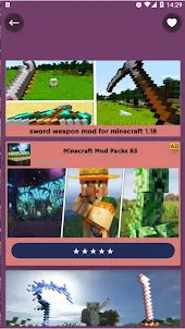 sword weapon mod for minecraft