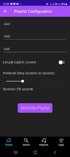 Daily Playlist Screen 2