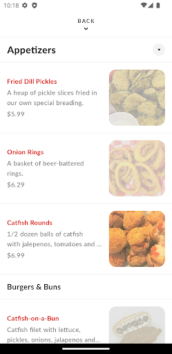 Belzonis Catfish Cafe Screen 3