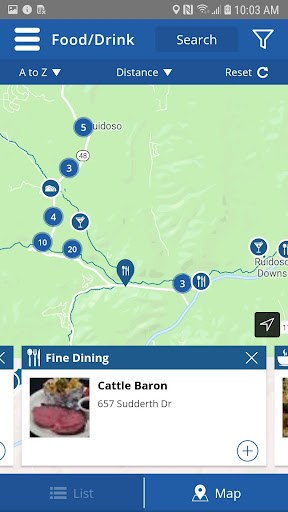 Screenshot of Discover Ruidoso