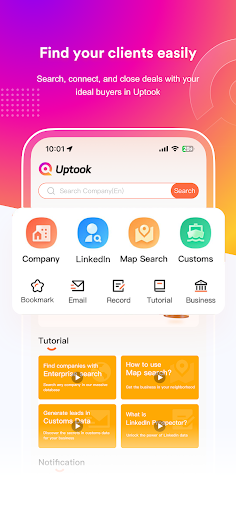Android application UPTOOK screenshort