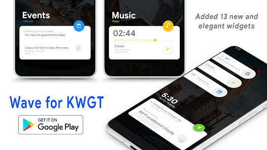 Wave KWGT v5.0 [a pagamento] 1