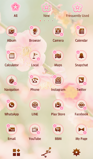 Spring Plum Theme Screen 3