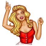 Cover Image of Download Pin-up Girl Stickers Set 1.0 APK