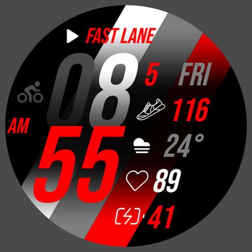 Fast Lane Watch Face 044 logo