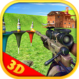 Sniper 3D Bottle Shooting icon