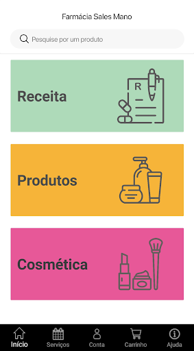 Android application Farmácia Sales Mano screenshort