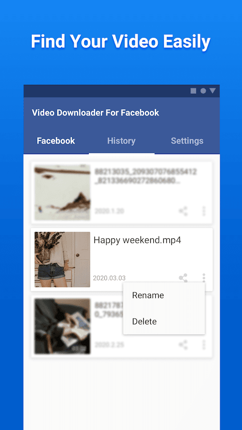 Video Downloader for Facebook - FB Video Downloadのおすすめ画像2