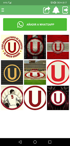 Stickers Universitario Perú Screen 2