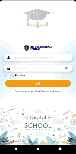 Android application SMP MUHAMMADIYAH 12 PALERAN screenshort