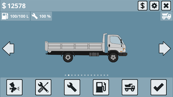 Mini Trucker - 2D offroad truck simulator Screenshot