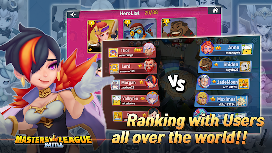 Masters Moba League MOD APK :PvPTrainer (HERO CAN’T ATTACK/NO ADS) 1