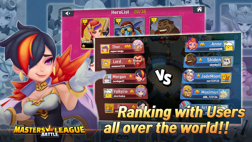 Moba League:PvP Trainer 1.14 APK + Мод (Unlimited money) за Android