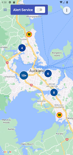 Android application Speed Camera (Auckland) screenshort