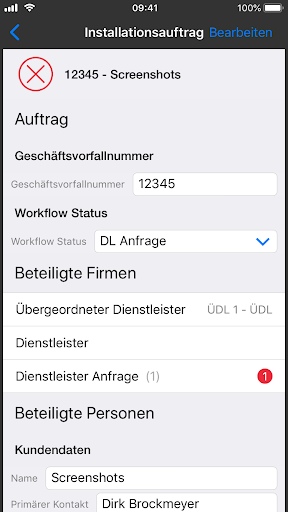 Android application E.ON Installer App screenshort