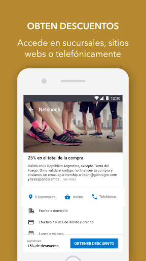 Android application Beneficios Consolidé screenshort