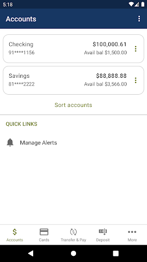 First Federal Savings & Loan Screen 3