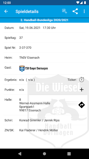 TSV Bayer Dormagen Handball Screen 3