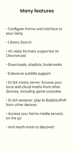 BubbleUPnP for DLNA/Chromecast - Video Players & Editors - apps